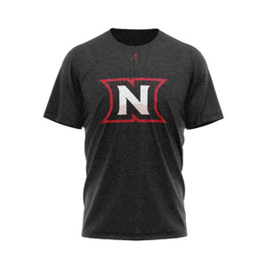 Nuneaton Lacrosse Club Black T-Shirt with N Logo