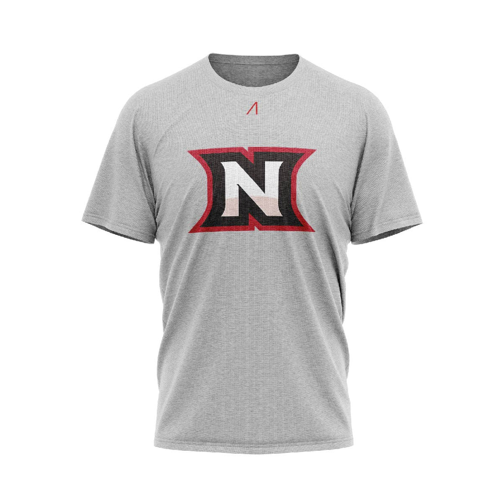 Nuneaton Lacrosse Club Grey T-Shirt with N Logo