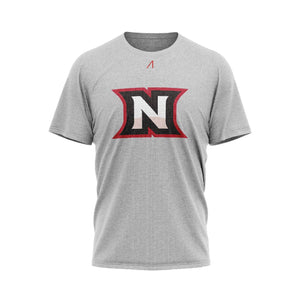 Nuneaton Lacrosse Club Grey T-Shirt with N Logo