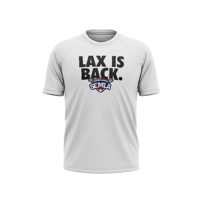 SEMLA 'LAX IS BACK' White T-Shirt