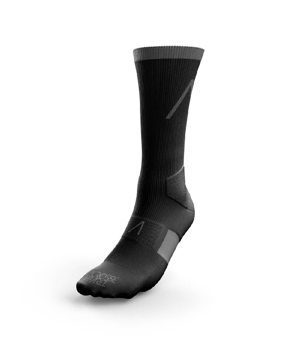 Black Lacrosse Apparel Sock