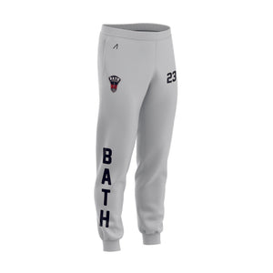Bath City Lacrosse Club Grey Sweatpants with leg text