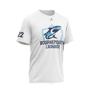 Bournemouth Lacrosse Club White T-shirt